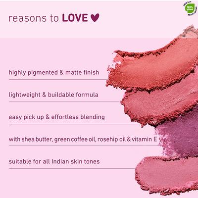 Plum Cheek-A-Boo Matte Blush Highly Pigmented Matte Finish 121 - Peach Out 4.5 gm - Blushes