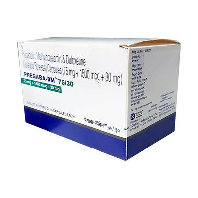 PREGABA DM 75/30 Capsule 10's - Neuropathic Pain-Dru