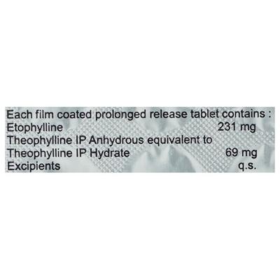 Deriphyllin Retard 300mg Tablet 30'S - Asthma/COPD-Ast
