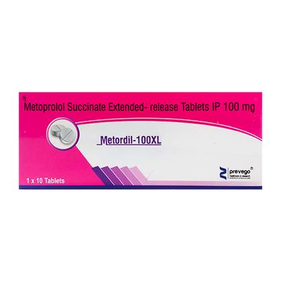 METORDIL 100 XL Tablet 10's - Hypertension-Bet