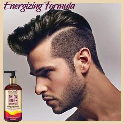 WishCare Onion Ginger Shampoo - Onion Shampoo for Hairfall Control - Paraben and Sulphate Free 300 ml - Shampoos