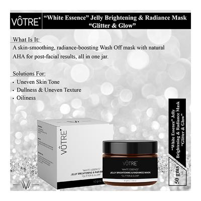 Votre Jelly Brightening & Radiance Mask - White Essence 50 gm - Face Creams