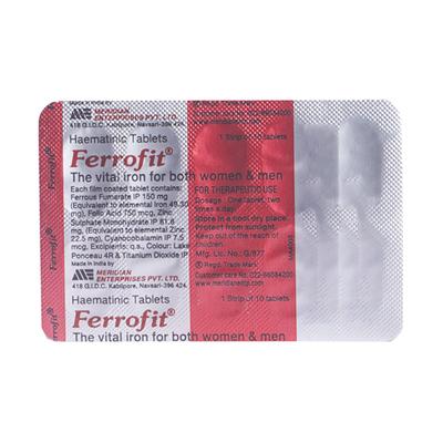 FERROFIT Tablet 10's - Iron Supplement/Anaemia-Vma