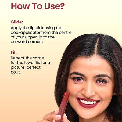 Swiss Beauty Mudpie Lipstick-Sangria 3 gm - Lipsticks