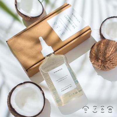 Kimirica 100% Pure Cold Pressed Coconut Oil for Hair & Skin, Moisturizing & Nourishing 270ml - Creams/Oils/Lotions