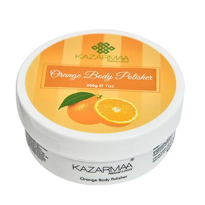 Kazarmaa Orange Body Polisher Exfoliating Body Scrub 250 gm - Scrubs & Exfoliants