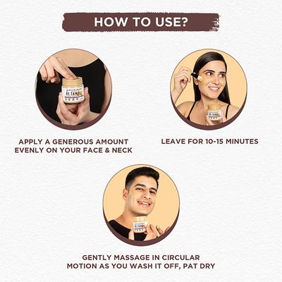 Bella Vita Organic De Tan Removal Face Pack 100 gm - Face Packs