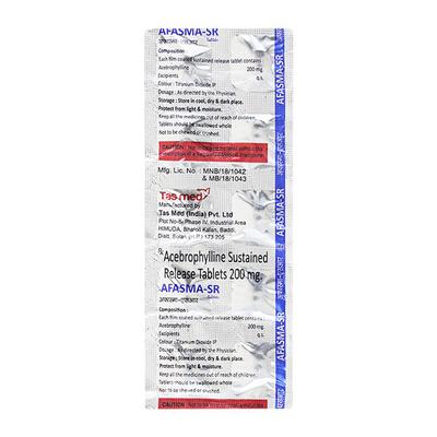 AFASMA SR 200MG TABLET 10'S - Asthma/COPD-Ast