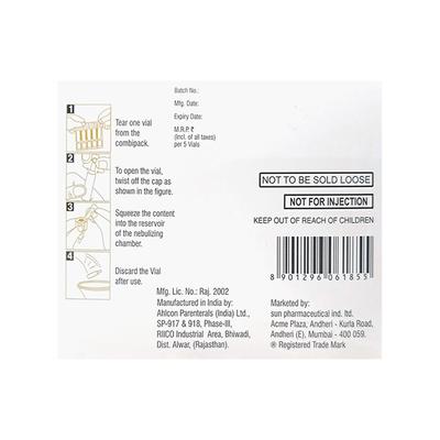 BUDEFEX PRESERVATIVE FREE NEBULISER Suspension 7x2ml - Asthma/COPD-Ast