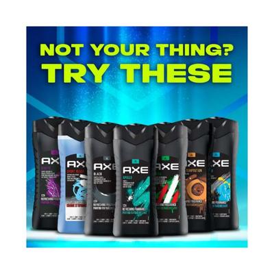 Axe Apollo 3 In 1 Body Face & Hair Wash for Men Long-Lasting Fragrance 400 ml - Shower Gels & Body Wash