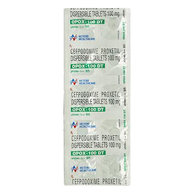 Opox DT 100mg Tablet 10'S - Bacterial Infections-Cep