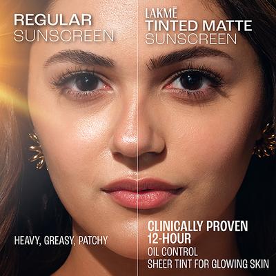 Lakme Tinted Sunscreen SPF 50 PA +++ UVA/B Protection, for All Dry, Oily, Normal Skin 100 ml - Face Sunscreen