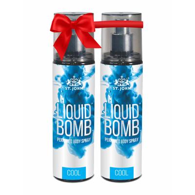 St. John Liquid Bomb Cool Body Spray - Pack of 2 x 150 ml - Women Perfumes (Edt/Edp)