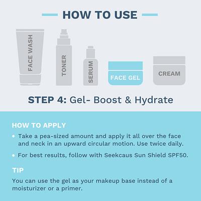 SEEKCAUS Hydra- intense Face Gel 100 gm - Face Moisturizers