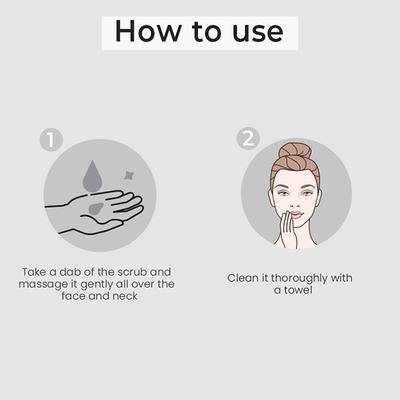 Professional O3+ Dermal Zone Volcano Scrub (Normal to Oily Skin) 50 gm - Scrubs & Exfoliants