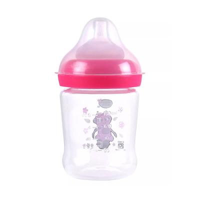 Buddsbuddy Premium Wide Neck Feeding Bottle - Pink 150 ml - Feeding & Nursing
