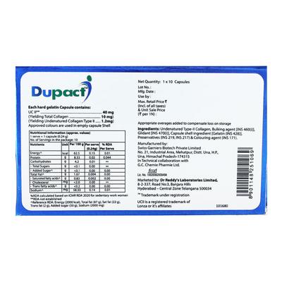 Dupact 40mg Capsule 10'S - Supplements-Sup
