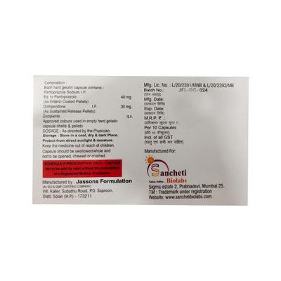 ACIDEZ DSR Capsule 10's - Ulcer/Reflux/Flatulence-Aaa