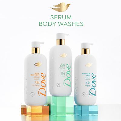 Dove 1% Salicylic Acid Formula Acne Clear Serum Body Wash, 300 ml - Shower Gels & Body Wash