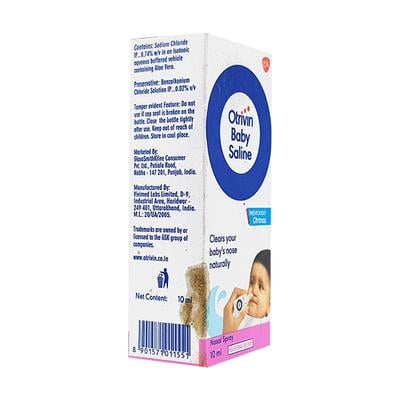 OTRIVIN BABY SALINE Nasal Spray 10ml - Nasal Congestion-Nas