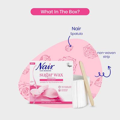 Nair Oriental Sugar Wax - Rose 350 ml - Hair Removal Accessories