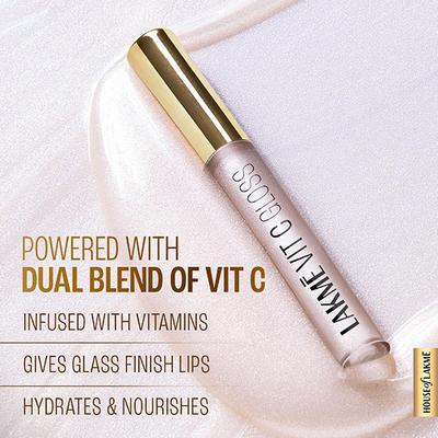 Lakme VIT-C Gloss-Pearl 2.5 ml - Lip Glosses