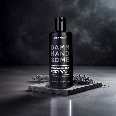 Whiskers Bamboo Charcoal Body Wash 300 ml - Shower Gels & Body Wash