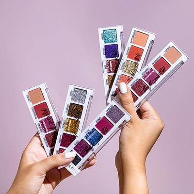 Pigment Play Max Effects Mini Rainbow Glow Glitter Palette - Disco Ball 4.5gm - Eye Shadow Palettes