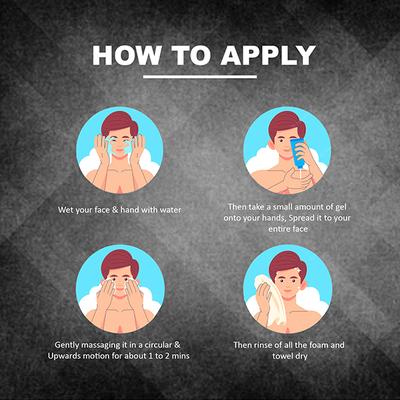 Glamveda Men Activated Charcoal Detox Face WashFor Blackhead Removal 100 ml - Face Wash & Cleansers