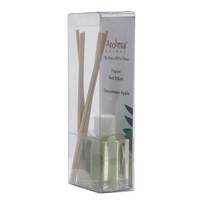 Aroma Galaxy (Alcohol Free) Fragrant Reed Diffuser Kit - Cinnamon and Apple 30 ml - Carrier Oils