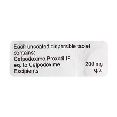 MYCLOR DT 200 Tablet 10's - Bacterial Infections-Cep