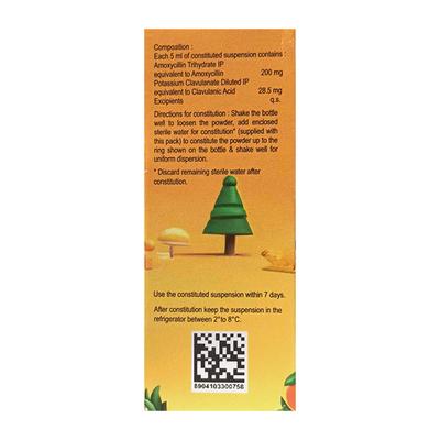 MOXIKIND CV ORANGE FLAVOUR Dry Syrup 30ml - Bacterial Infections-Pen