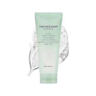 The Face ShopTeaTreePore Clarifying Gel Cleanser - Korean Face Wash with Salicylic Acid - 150ml - Scrubs & Exfoliants
