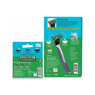 Bombay Shaving Company Sensiflo-4 Razor with Cartridge 4's - Razors & Cartridges