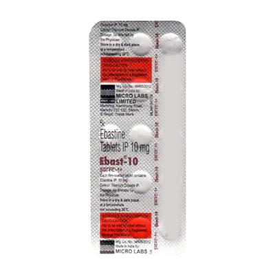 EBAST 10 Tablet 15's - Allergies-Ant