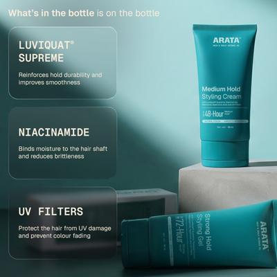 Arata Natural Hair Styling Combo 50ml - Hair Gels & Waxes