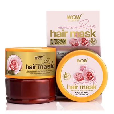 WOW Skin Science Himalayan Rose Hair Mask 200 ml - Hair Masks & Packs