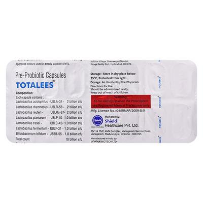 TOTALEES Capsule 14's - Diarrhoea-Ant