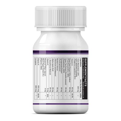 INLIFE Resveratrol 750 mg Veg Capsules 60's - Vital Health