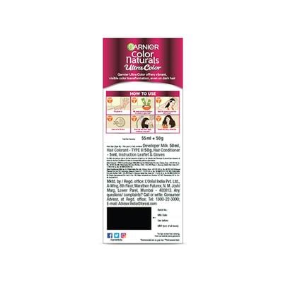 Garnier Color Naturals Ultra Shade 6.62 Cranberry Red 70 g - Crème