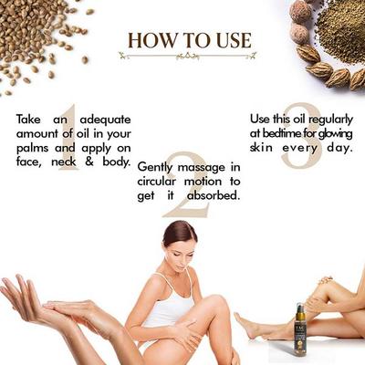 TAC The Ayurveda Co. Ultimate Face & Body Glow Oil 100 ml - Personal Care (Ayush)