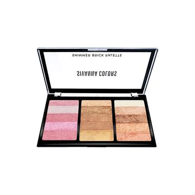 Sivanna Colors Shimmer Brick Palette - HF389 03 20 gm - Face Palettes