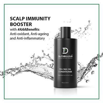 De Fabulous Tea Tree Oil Conditioner invigorating luxury for hair & scalp 250ml - Conditioners