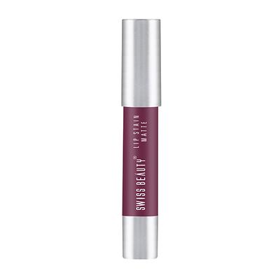 Swiss Beauty Lip Stain Matte Lipstick - (Velvet Maroon) 3.4 gm - Lipsticks