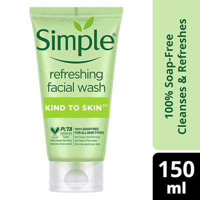 Simple Kind To Skin Refreshing Facial Wash 150 ml - Face Washes