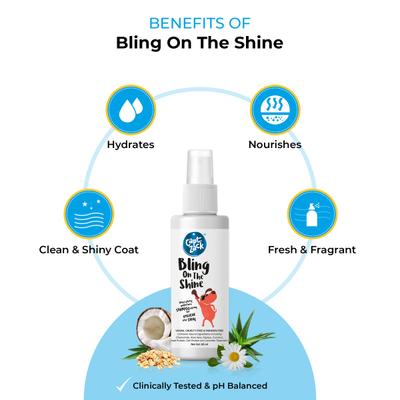 Capt. Zack Bling On The Shine Waterless Shampoo 50 ml - Pet Healthcare