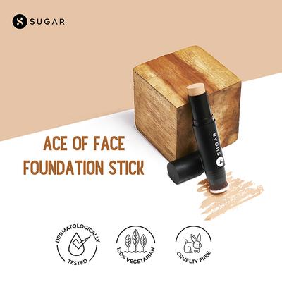 SUGAR Cosmetics Ace Of Face Foundation Stick - 52 Corretto (Tan Yellow Undertone) 12 gm - Foundation
