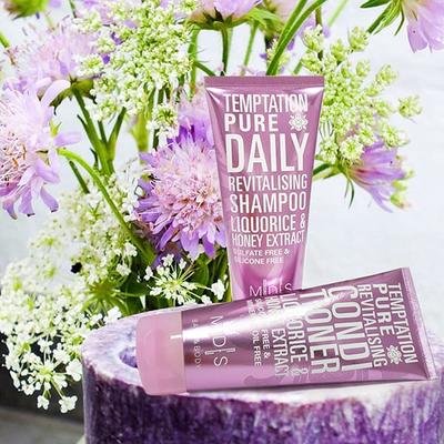 MADES Bath & Body Temptation Pure Shampoo Pale Purple 200 ml - Shampoos