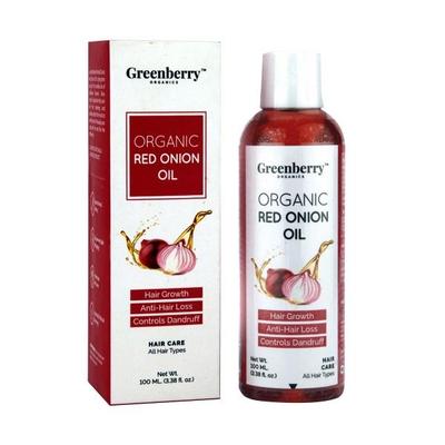 Greenberry Organics Red Onion Oil 100 ml - Hair Oils