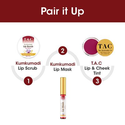 T.A.C - The Ayurveda Co. Kumkumadi Lip Mask For Dark & Pigmented Lips 75 gm - Others